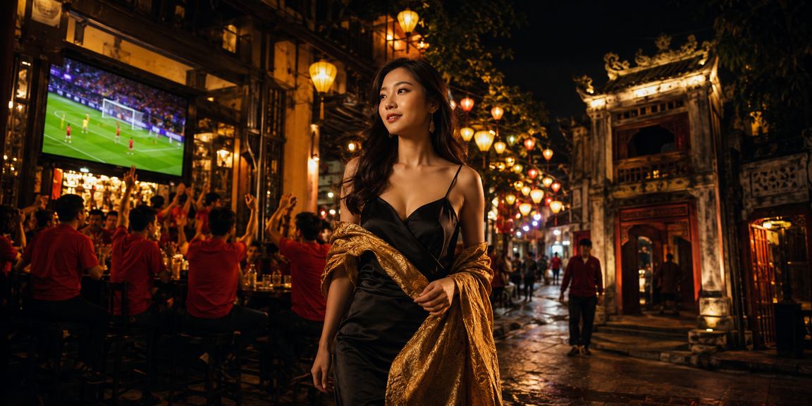 Khách hàng Hà Nội tham gia giải trí casino tại chợ đêm sôi động về khuya