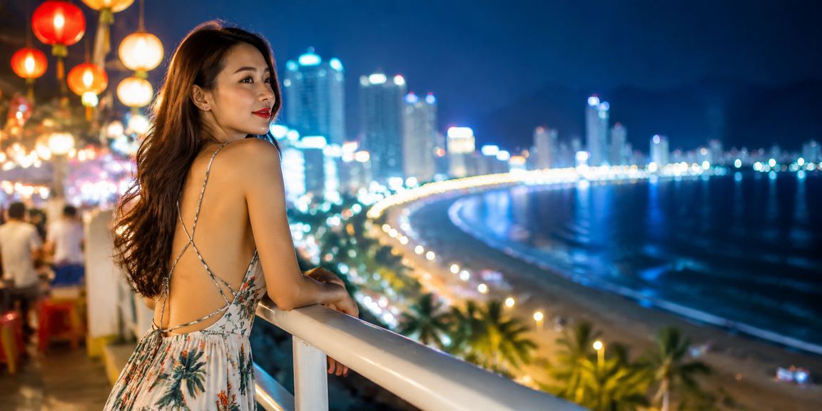 Không khí chợ đêm Nha Trang với người dùng truy cập casino trên di động
