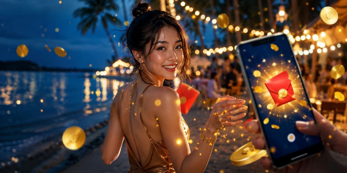 Người chơi tại Phú Quốc tìm hiểu mẹo cá cược và nhận thưởng bao lì xì trên bãi biển