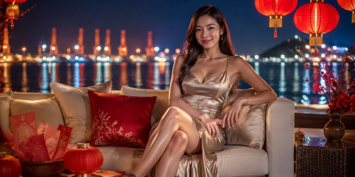 Không khí lễ hội đèn lồng và phong bao đỏ tại Vũng Tàu trong dịp đặc biệt